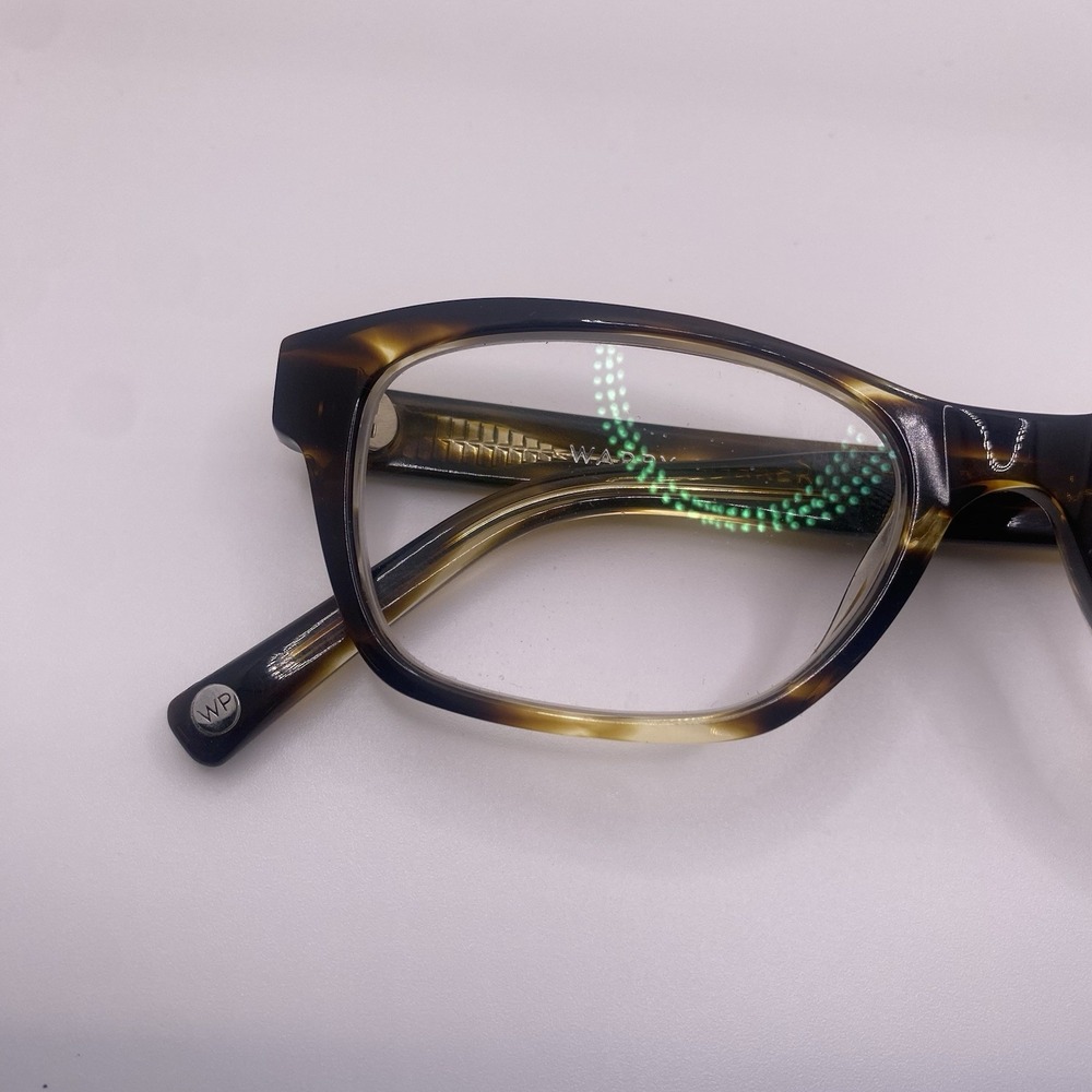 Warby Parker Eyeglasses FRAME ONLY Sims 256 49-17-140 Brown Tortoise 807 - Picture 2 of 15